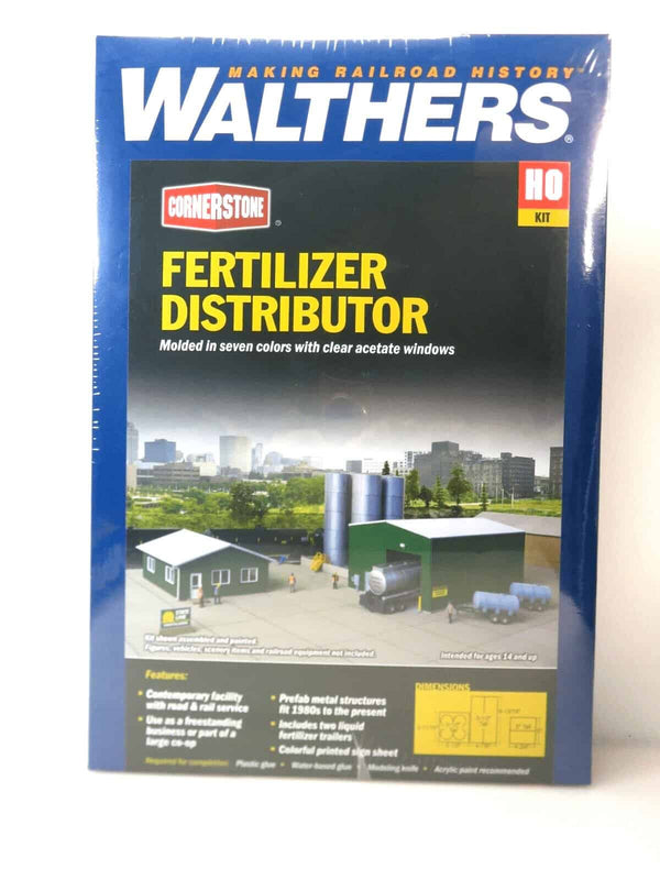 Walthers Cornerstone #933-4128 HO Scale Fertilizer Distributor Kit NIB image 0
