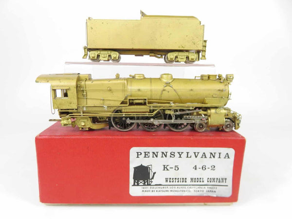 Westside Model Company Brass HO Scale Pennsylvania K-5 4-6-2 Steam Locomotive image 0