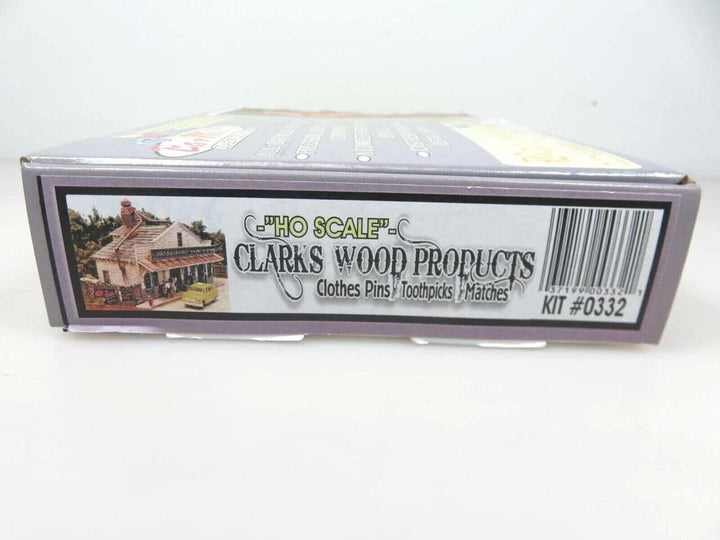 Bar Mills Scale Model Works #332 HO Scale Clark's Wood Products Kit NIB image 1