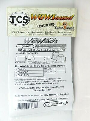 Train Control Systems TCS HO 1775 WDK-ATL-1 Atlas DCC WOWSound Conversion Kit V4 image 1
