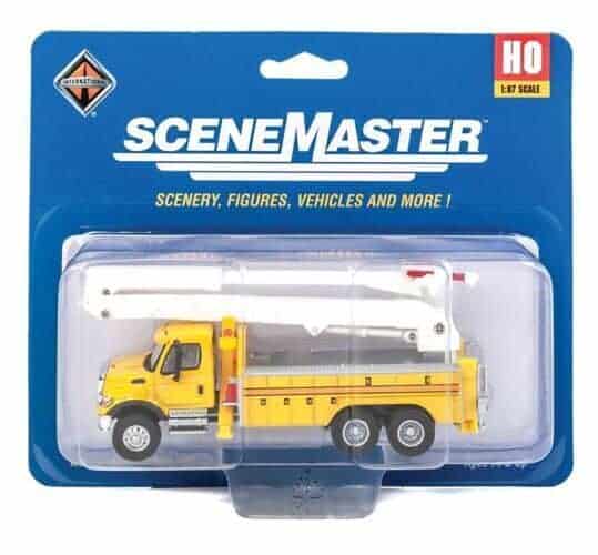 Walthers SceneMaster 949-11752 HO International 7600 Utility Truck w/Bucket NIB image 0