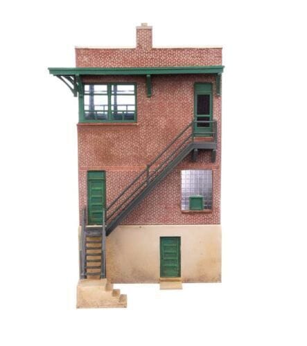 Walthers Cornerstone HO #933-3554 Pennsylvania Interlocking Tower Flat Roof Kit image 3