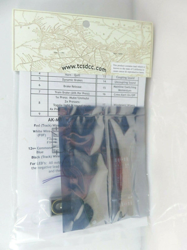 Train Control Systems TCS HO 1774 WDK-ATL-2 Atlas DCC WOWSound Conversion Kit V4 image 2