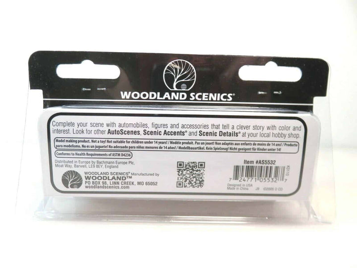 Woodland Scenics AS5532 HO Scale Thompson's Travelin' Trailer Autoscenes NIB image 2