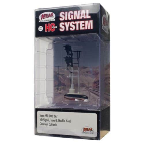 Atlas 70 000 077 HO Scale Double-Head Type G Signal NIB image 0