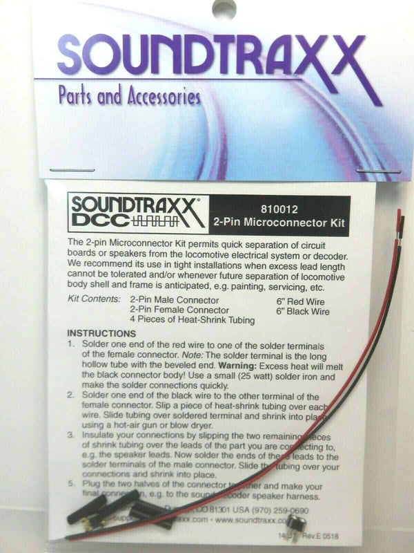 SoundTraxx 810012 MC-2 Microconnector Kit image 0