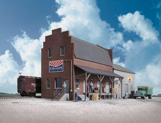 Walthers Cornerstone #933-3090 HO Scale Columbia Feed Mill Kit NIB image 1