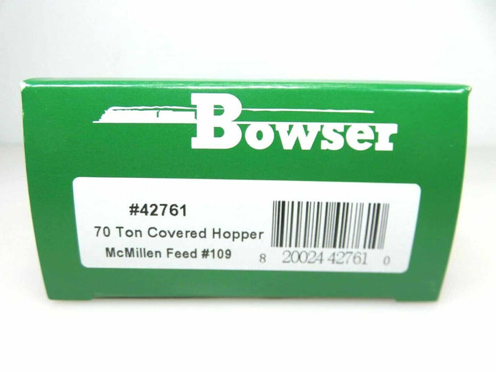 Bowser #42761 HO Scale 70-Ton 2-Bay Covered Hopper McMillen Feed Mills #109 image 2