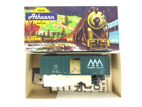 Athearn Blue Box #1214 40' Boxcar Vermont Railway #169 Unassembled Kit NOS