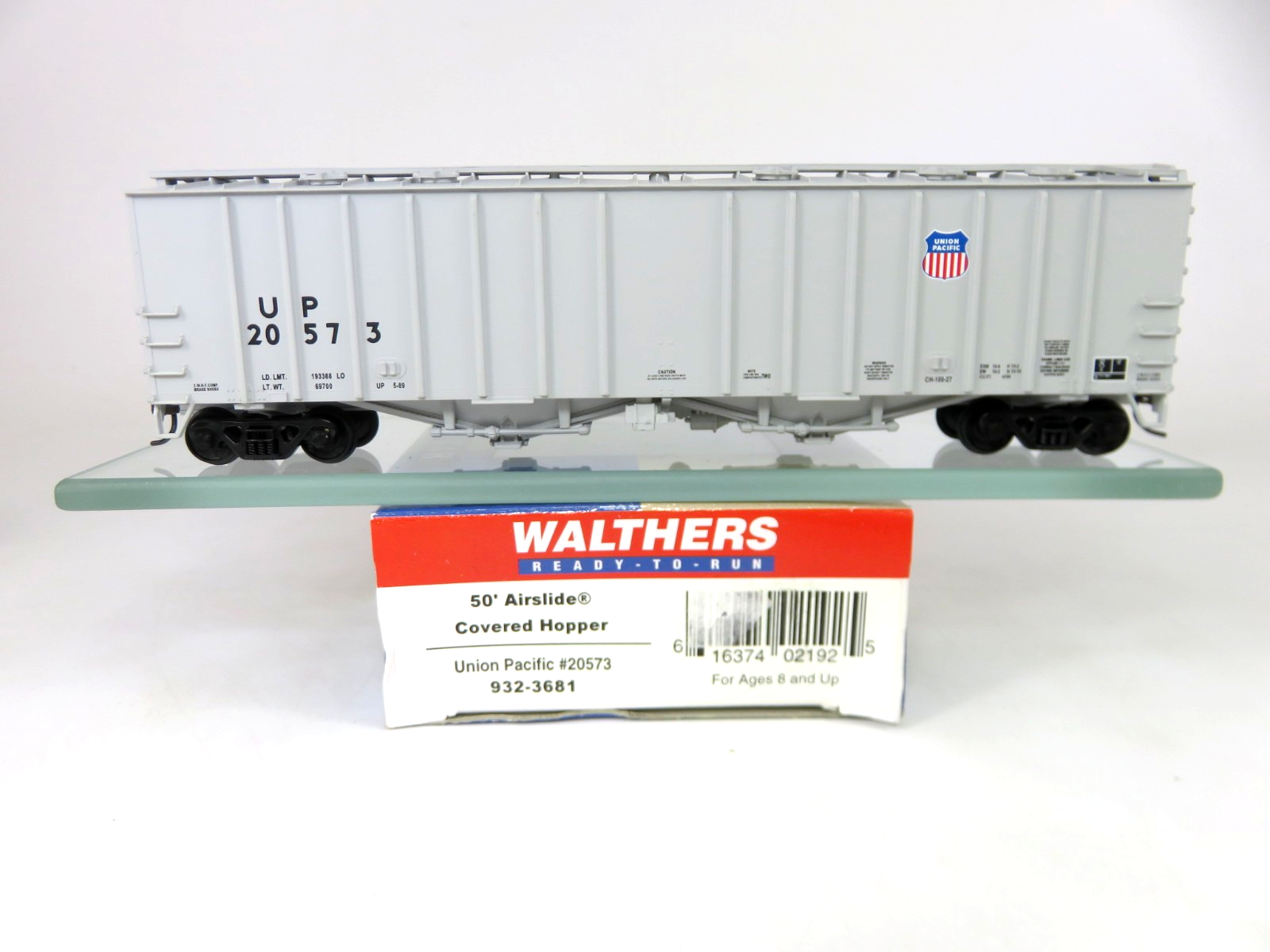 Walthers 932-3681 HO Scale 50' Airslide Hopper UP Union Pacific #20573 ...