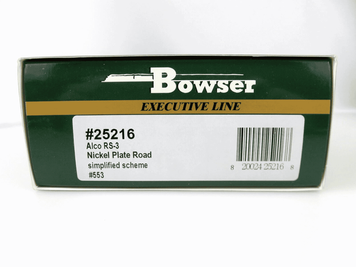 Bowser 25216 HO Scale NKP Nickel Plate Road Alco RS-3 Diesel Locomotive #553 NIB image 3
