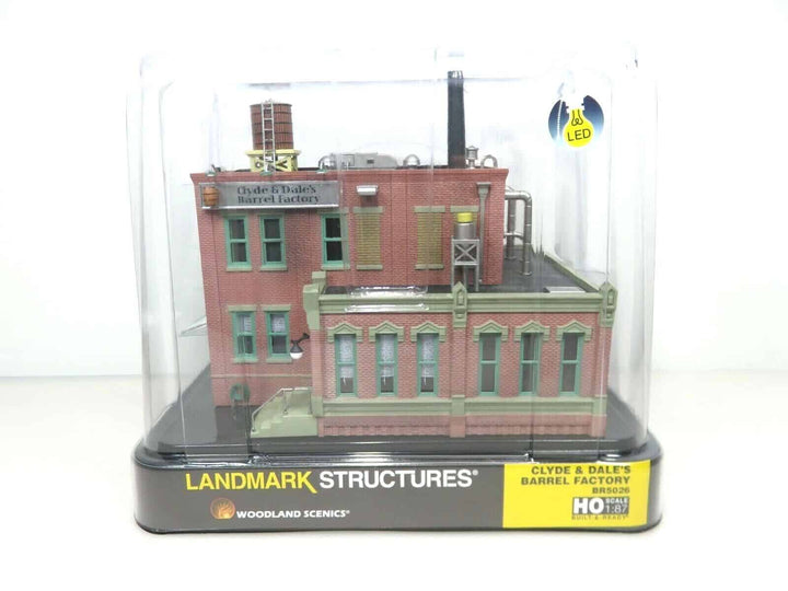 Woodland Scenics BR5026 Built and Ready HO Scale Clyde and Dale's Barrel Factory image 2