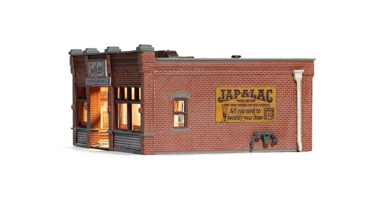 Woodland Scenics BR4959 Built and Ready N Scale Smith Brothers TV &amp; Appliance image 4
