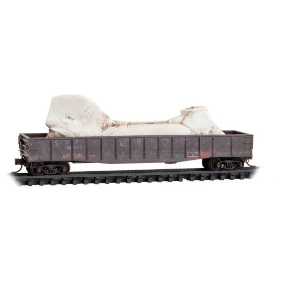 Micro Trains 105 44 271 N Scale 50' Fishbelly Gondola Union Pacific Weathered