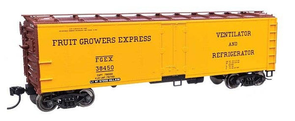 Walthers Mainline 910-41411 HO Scale 40' Steel Reefer Fruit Growers Express FGEX