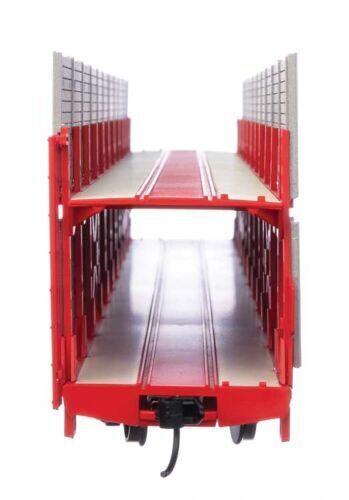Shielded Auto Racks Prototype Walthers 910-8103 HO Scale 89' Bi-Level Shielded Auto Rack AT&SF Santa ...