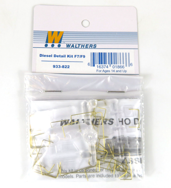Walthers 933-822 Dress-Up Kit Fits HO Scale Athearn Blue Box F7 F9 A/B units