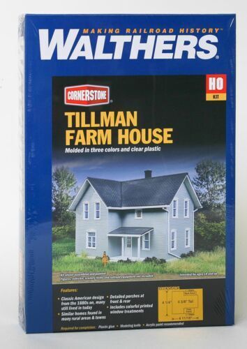 Walthers Cornerstone #933-3789 HO Scale Tillman Farm House Kit image 0