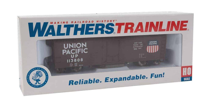 Walthers 931-1756 HO Scale UP Union Pacific 40' Plug-Door Track Cleaning Boxcar image 2