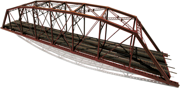 Central Valley Model Works 1900 HO 200' Double Track Parker Truss Bridge Kit NIB image 2