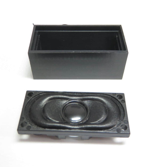 Railmaster Hobbies DS1635-8 17.7mm x 37.5mm x 14.5 Speaker W/ Enclosure 8 Ohm image 0