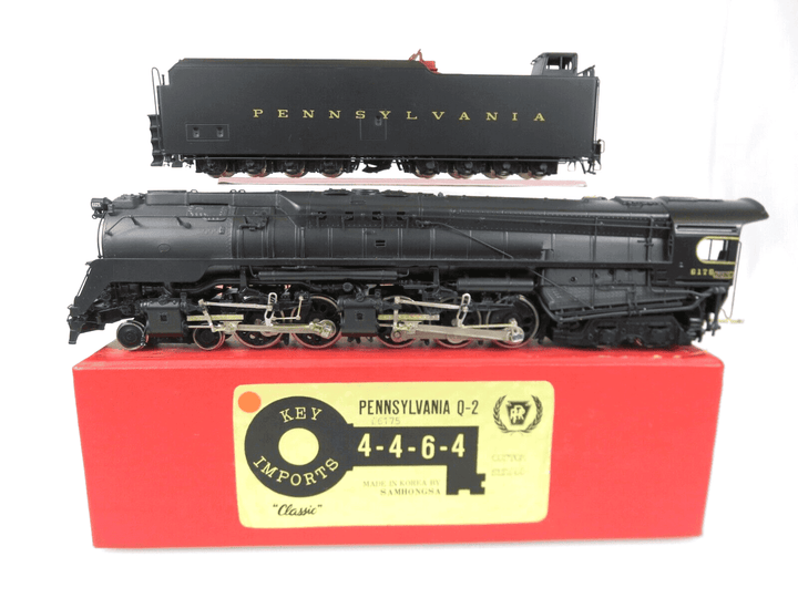 Key Imports Brass HO Scale PRR Pennsylvania 4-4-6-4 Q-2 Duplex Steam Locomotive image 1