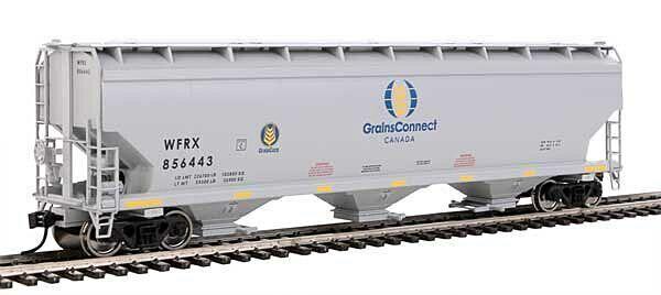 Walthers Mainline 920-7729 HO 60' NSC 5150 3-Bay Covered Hopper GrainsConnect image 1