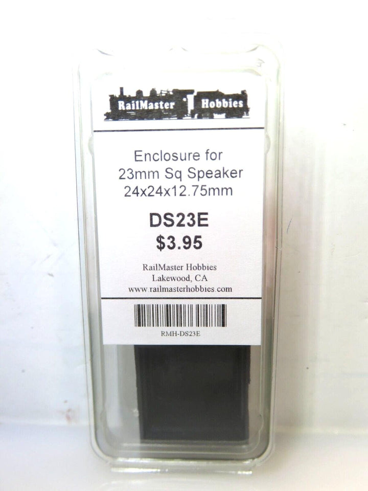 Railmaster Hobbies DS23E 23mm Square Speaker Enclosure 24 x 24x 12.75mm image 1