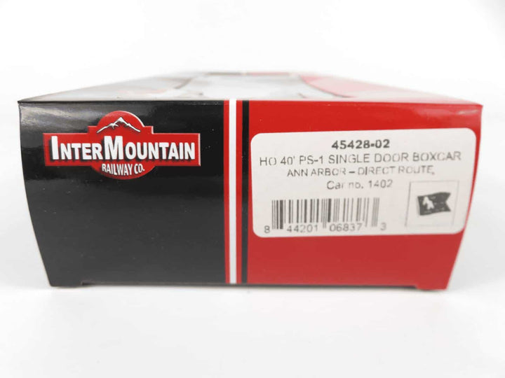 Intermountain 45428-02 HO 40' PS-1 Boxcar Ann Arbor Direct Route Road #1402 NIB image 3