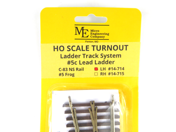 Micro Engineering Code 83 Micro Engineering HO 14-714 Code 83 Ladder Track System 5c Lead Ladder ...