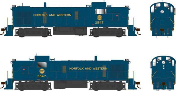 Bowser 25219 HO Scale N&amp;W Norfolk Western Alco RS-3 Diesel Locomotive #2547 NIB image 0