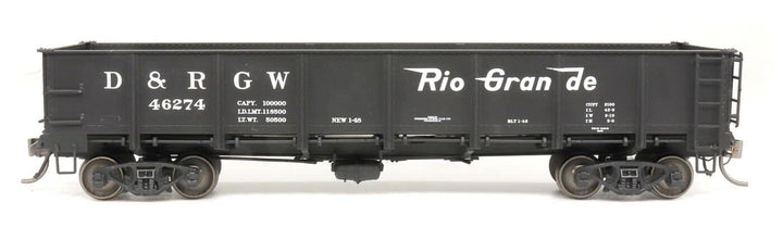 Intermountain 35007-51 HO General Service Drop Bottom Gondola Rio Grande D&amp;RGW image 1
