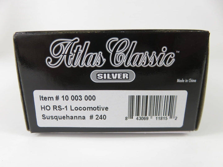 Atlas Classic Silver 10 003 000 HO Alco RS-1 Susquehanna Diesel Locomotive #240 image 3