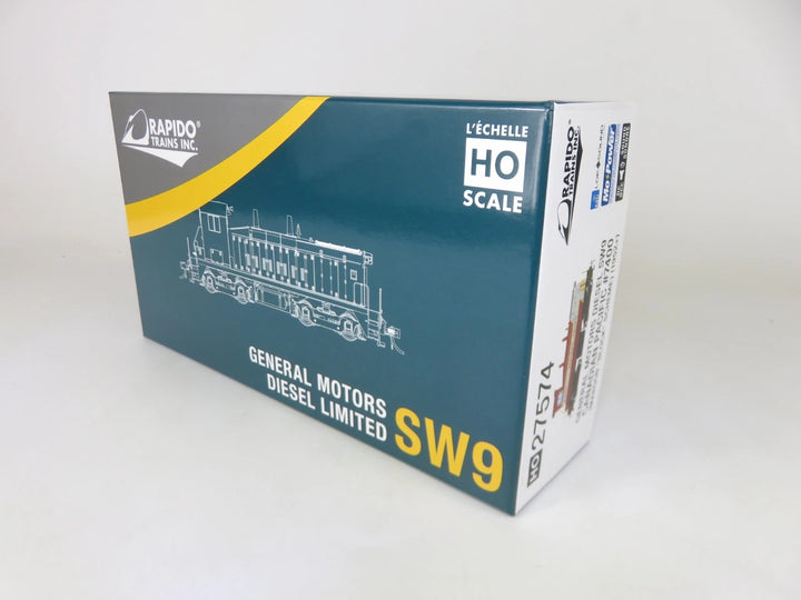Rapido 27574 HO Scale CP Canadian Pacific EMD SW9 Locomotive #7400 DCC ...