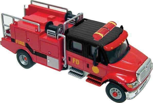 Walthers SceneMaster 949-11920 HO International 7600 Crew-Cab Brush Fire Truck image 1