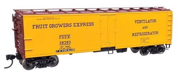 Walthers Mainline 910-41410 HO Scale 40' Steel Reefer Fruit Growers Express FGEX