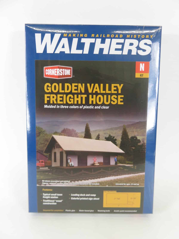 Walthers Cornerstone 933-3895 N Scale Golden Valley Freight House Kit NIB image 0