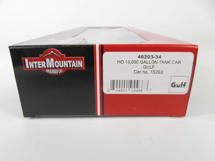 Intermountain 46203-34 HO Scale ACF Type 27 Rivited 10,000 Gallon Tank Car Gulf image 2