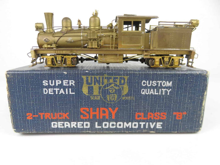PFM Pacific Fast Mail Brass HO Class B 2-Truck Shay Geared Logging Locomotive #2 image 1
