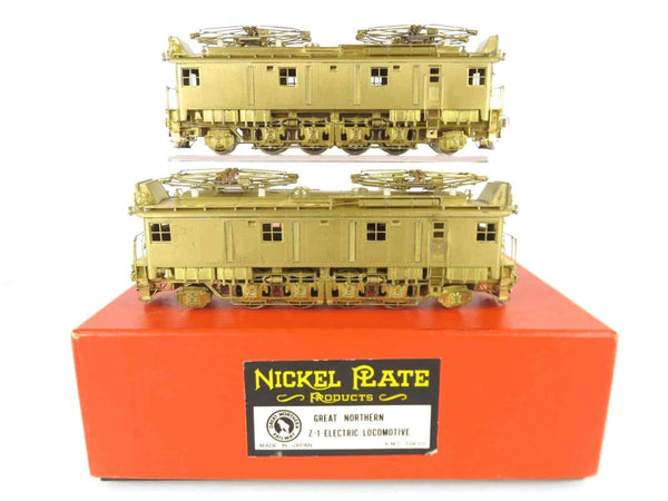Nickel Plate Products Brass HO Great Northern Z-1 Boxcab Electric Locomotive Set image 0