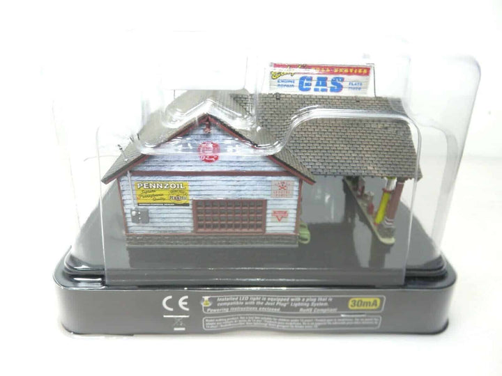 Woodland Scenics HO Scale BR5048 Built and Ready Ethyl's Gas and Service NIB image 8