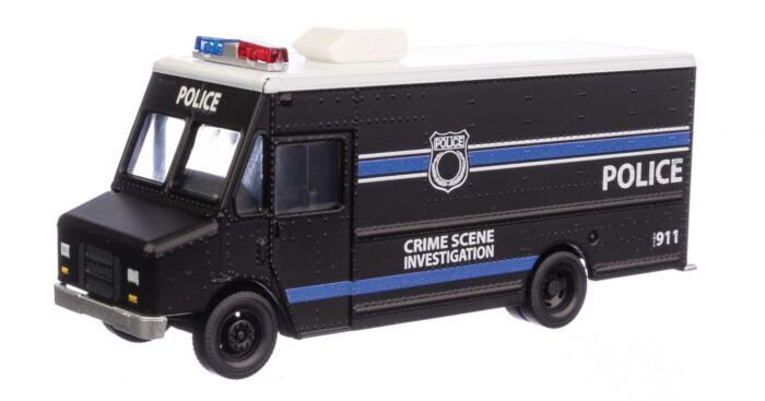 Walthers SceneMaster 949-12105 HO Scale Morgan Olson Route Star Police CSI Van image 1