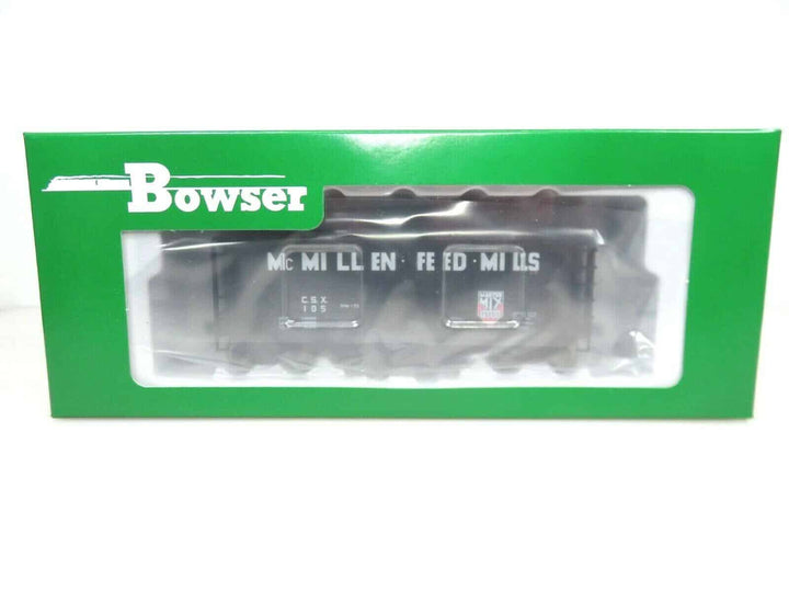 Bowser #42760 HO Scale 70-Ton 2-Bay Covered Hopper McMillen Feed Mills #105 image 1