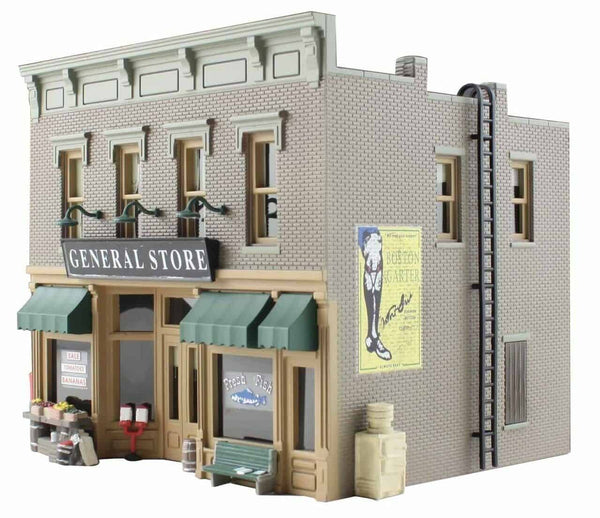 Woodland Scenics BR5021 Lubener's General Store Built and Ready HO Scale NIB image 0