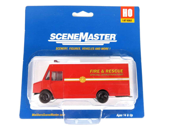 Walthers SceneMaster 949-12107 HO Morgan Olson Fire &amp; Rescue Special OPS Van image 0