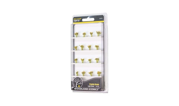 Woodland Scenics FS776 Light Green Prairie Grass Peel 'n' Place Tufts image 0