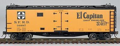 Intermountain 46112-34 HO Santa Fe Refrigerator Car El Capitan Curve Line Map image 1