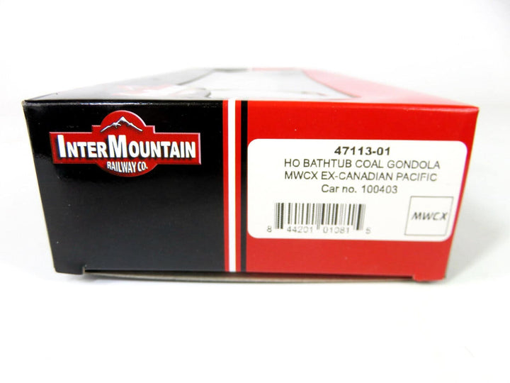 Intermountain 47113-01 HO Scale Bathtub Coal Gondola MWCX EX-Canadian Pacific image 3