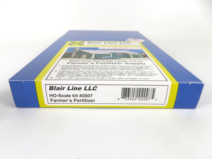 Blair Line #2007 HO Scale Laser-cut Farmer's Fertilizer Bulk Plant Kit NIB image 3