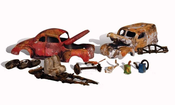 Woodland Scenics AS5563 HO Scale Junk Cars image 0
